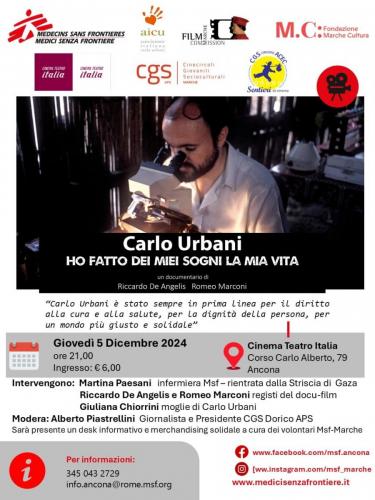 evento Carlo Urbani 5dic 24