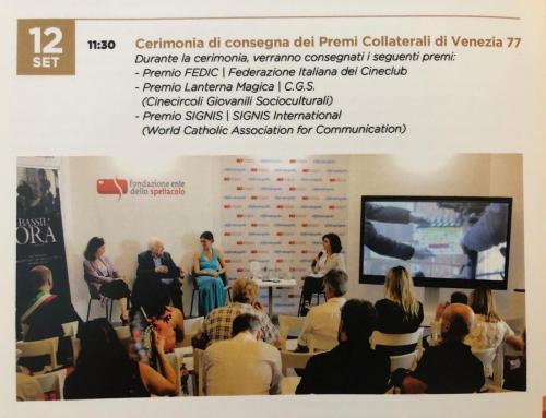 Alla fondazione tutto ok per sabato.Ore 11:30 la consegna del nostro premio.
