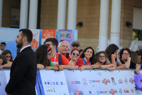 In prima fila sul Blu Carpet