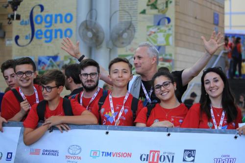 In prima fila sul Blu Carpet