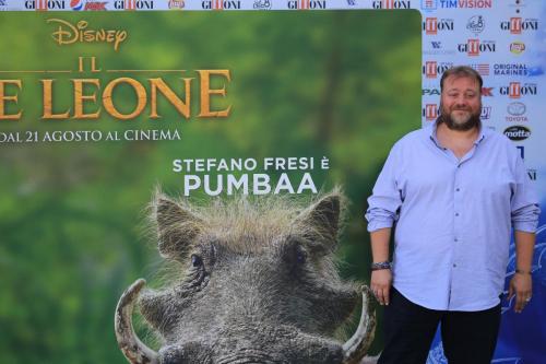 Stefano Fresi, doppiatore di Pumbaa ne IL RE LEONE