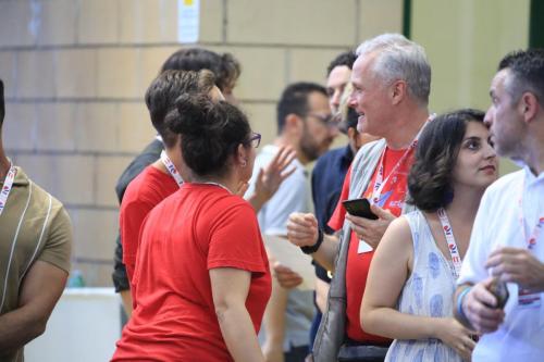 Cerimonia di premiazione: preparativi sotto il palco