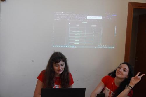 (29 luglio) Irene e Raffaella discutono la classifica finale
